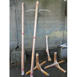 Волейбольные стойки со стаканами для пляжного волейбола