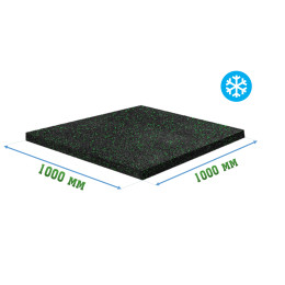 Резиновое покрытие 1000x1000x8мм для холодных помещений - Ice