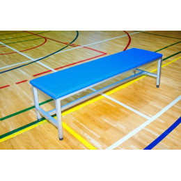 Скамейка для раздевалок без спинки "кушетка" мягкая 1,0м